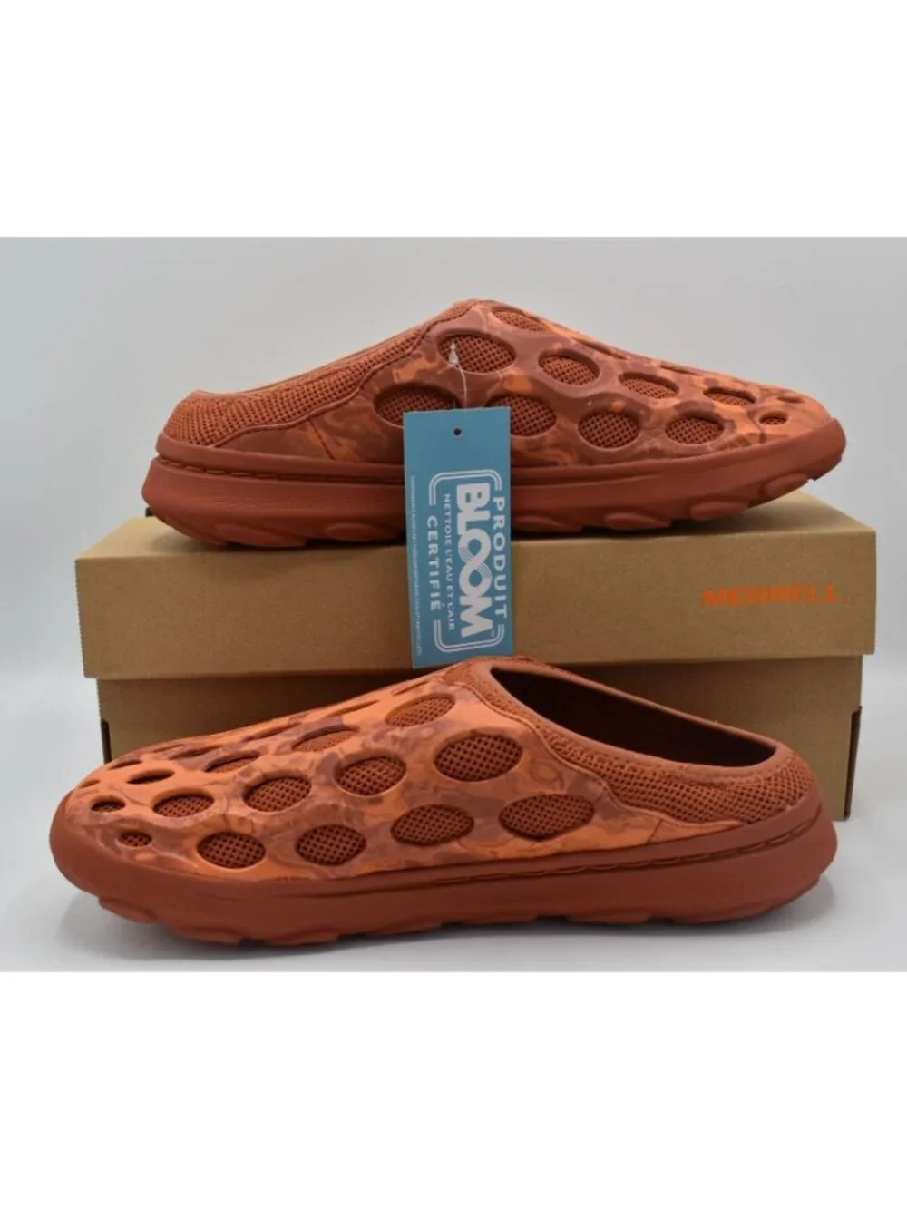 Merrell Mens Size 10 Hydro Mules 1TRL‎ Clay Orange Water Amphibious Mules Shoes
